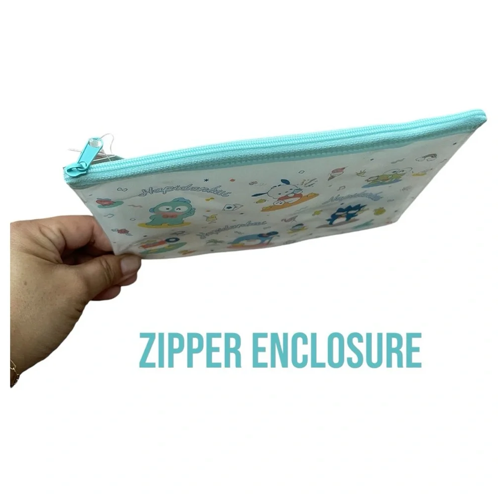 Sanrio Characters Pencil Case Pouch Makeup Bag Plastic ✨BRAND 🆕 NWT✨ SUPER CUTE